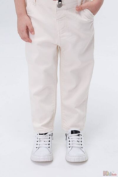Штани білого кольору в стилі Casual для хлопчика Jack Lions