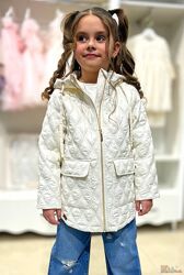 Куртка демісезонна молочна Олівія для дівчинки Suzie