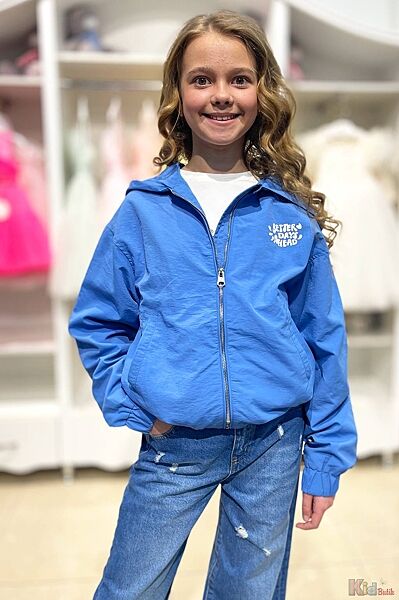 Куртка синього кольору для дівчинки Reporter Young