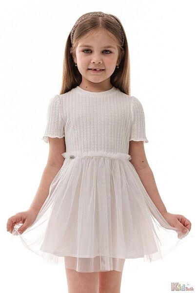 Сукня біла Кіомі для дівчинки Suzie