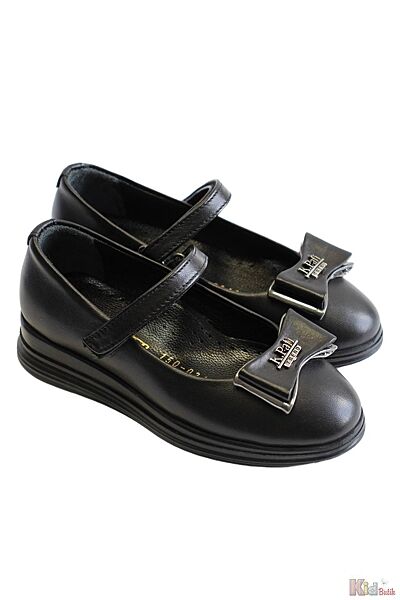 Туфлі чорного кольору для дівчинки Kemal Pafi