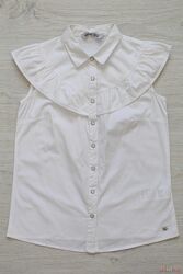 Сорочка білого кольору на короткий рукав для дівчинки Tiffosi