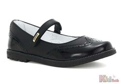 Туфлі класичні, чорні для дівчинки Bartek
