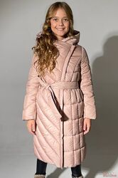 Пальто пудрового кольору Мелена для дівчинки Cvetkov