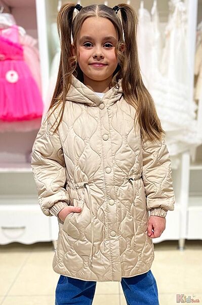 Куртка Мегі світло-бежевого кольору для дівчинки Cvetkov