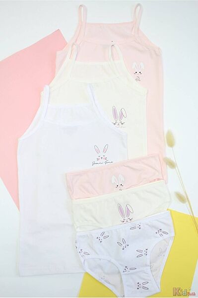 Комплект майка та трусики Кролик для дівчинки 3-4 років Katamino