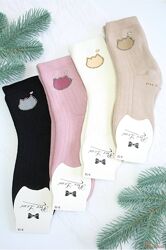 Шкарпетки махрові з кошеням та стразами для дівчинки Pier Lone