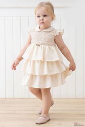 Сукня бежевого кольору для дівчинки MYMIO baby