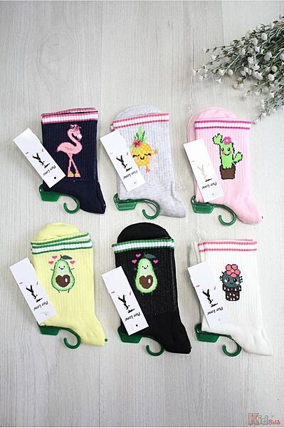 Шкарпетки з медичною резинкою Avocado Style для дівчинки р.35-40 Pier Lone
