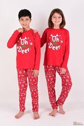 Піжама червона універсальна для дитини-підлітка Oh My Deer Vitmo