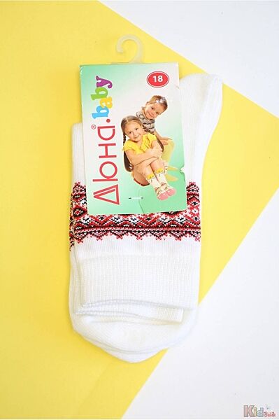 Шкарпетки з українським орнаментом Дюна