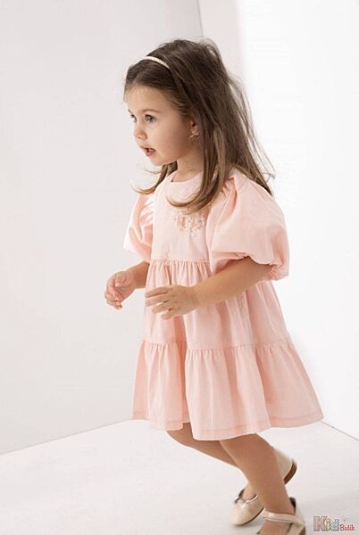 Сукня рожева розкльошена для маленької дівчинки MonnaRosa