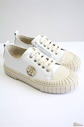 Кросівки білі для дівчинки Kemal Pafi