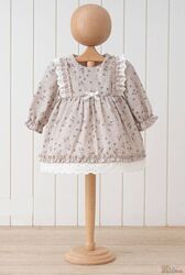 Сукня з ажурними рюшами для маленької дівчинки MYMIO baby