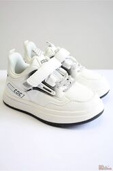 Кросівки білі зі вставками Straer для хлопчика Jong-Golf
