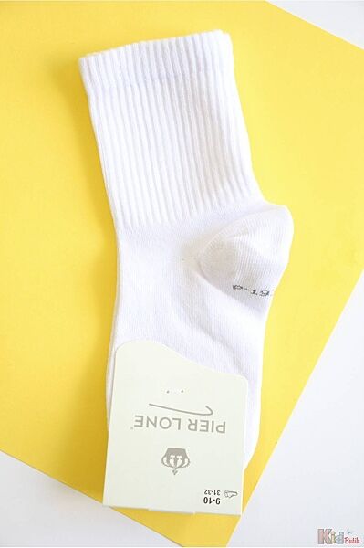 Шкарпетки білі з медичною гумкою для дівчинки Pier Lone