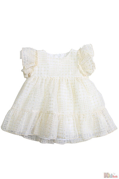 Сукня в рельєфні крапочки для маленької дівчинки MYMIO baby