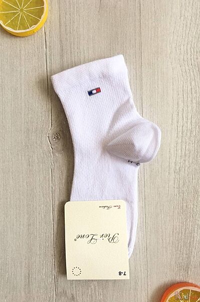 Шкарпетки білі з емблемою для хлопчика Pier Lone