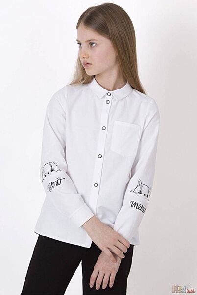 Сорочка білого кольору для дівчинки Mevis