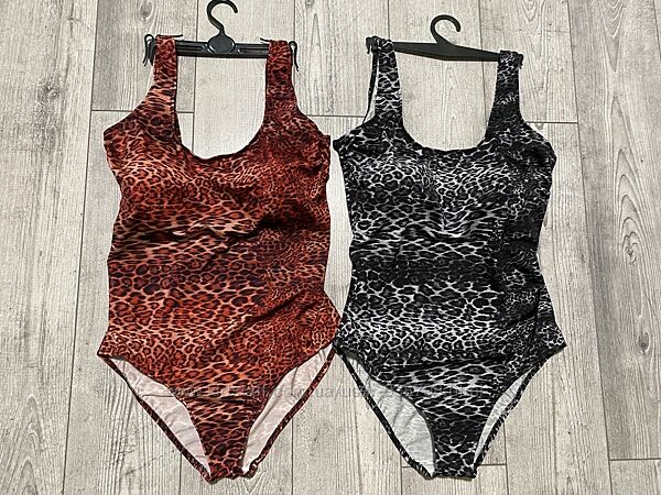 Купальник Женский Цельный Слитный  Леопард 2 цвета S M 44, 46 р  Новинка