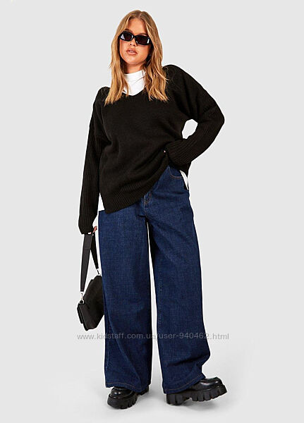 Теплый кардиган, свитер Boohoo, евро 48, uk 20. 