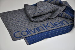 CALVIN KLEIN JEANS. Оригинал. Брендовый мужской двухсторонний шарф.