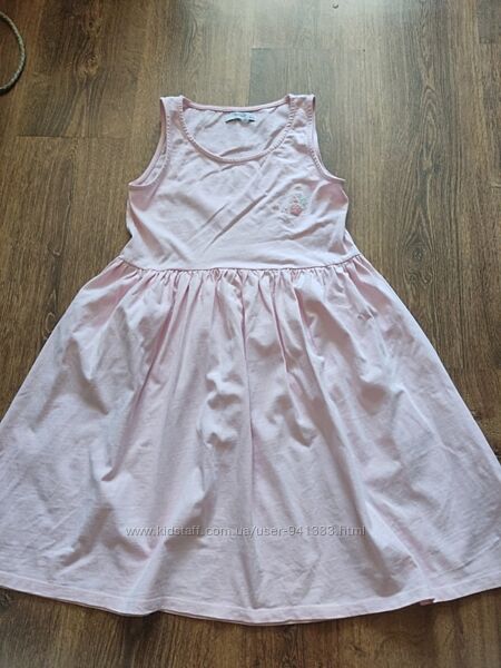 Сарафан Reserved на 10-12 лет хлопковый платье  розовый