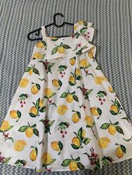сарафан з лимонами сукня платье для дівчинки LC Waikiki вайкики