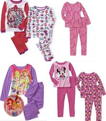  Фланелевые хлопковые пижамки принцессы Дисней Евер Афтер Хай Минни 2-8 лет