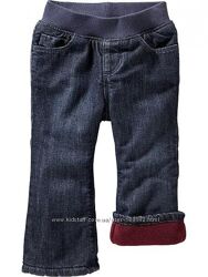 Утепленные джинсы на флисе Олд Неви Old Navy Размер 5 Рост 107-114  см