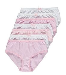 Легкие Трусики для девочки Джорж George набор 7 штук  3-4 года 98-104 см