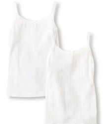 Разные комплекты  белых маечек Сhildrensplace  Carters Размер 7-8 лет