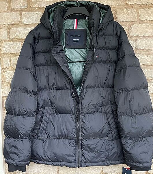 Очень теплый зимняя куртка Томми Хилфигер Tommy Hilfiger L и  XL Tall 