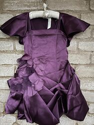 Очень красивое шелковое пышное платье с накидкой Размер 3-4 года Kids Dream