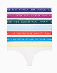 Комплект из 7 пар стрингов CK One Кельвин Кляйн Calvin Klein Размер S