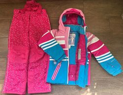 Теплый зимний лыжный комплект 120-130 см куртка Obermeyer  брюки Topolino