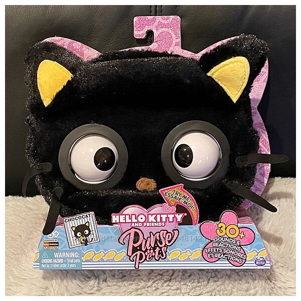 Purse Pets Hello Kitty Chococat интерактивная сумочка  с глазами сумка