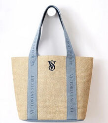 Соломенная сумка Victoria´s Secret Виктория Сикрет пляжная Оригинал