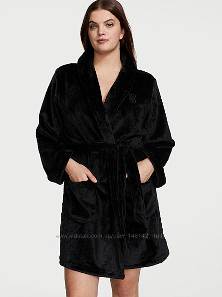 Теплый плюшевый халат Victorias secret Размер ХS/S Виктория Сикрет Оригин