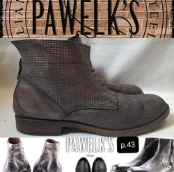 Шкіряні черевики Pawelk&acutes p.43 Італія 
