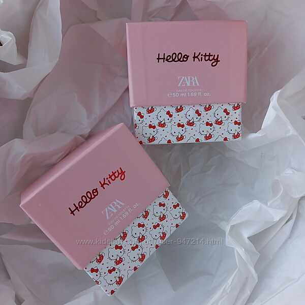 Нові дитячі парфуми Zara Hello Kitty 50 ml туалетна вода для дівчинки