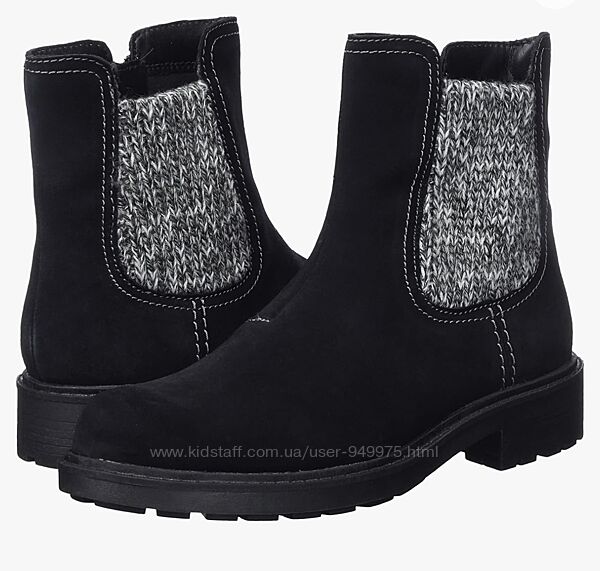 Кожаные демисезонные ботинки Clarks 37- 37.5 размер 