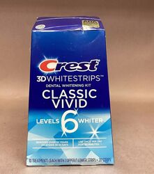 Crest 3D Whitestrips Classic Vivid Отбеливающие полоски для зубов Упаковка
