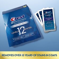 Отбеливающие полоски Crest 3D White Whitestrips Professional White упаковка