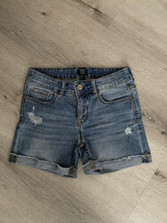 Крутые летние джинсовые шорты фирмы GAP на 10-11 лет, 140 см для девочки