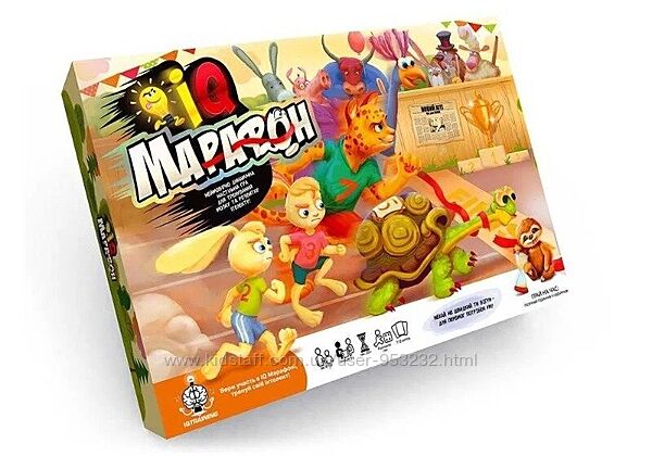 Игра Danko Toys IQ Марафон Укр G-IQM-01-01U