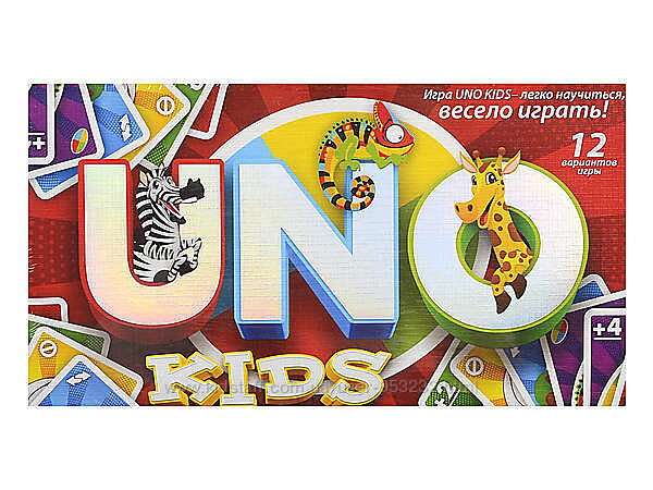 Игра UNO Kids Уно, карты Уно для детей от Danko toys