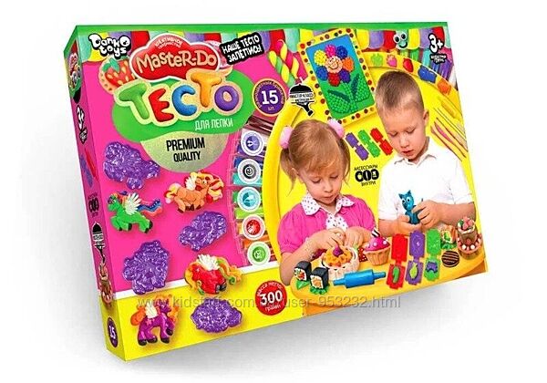 Тесто для лепки Danko Toys Master Do Люкс 18 цветов