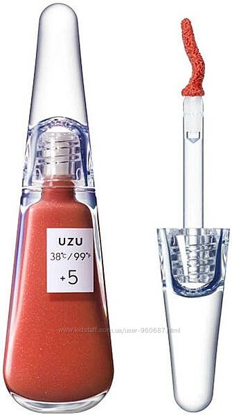 Иновационный омолаживающий блеск для губ uzu  lip 38 c лактобактериями .