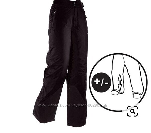 р.153-176 Decathlon регулируемые теплые лыжные штаны 